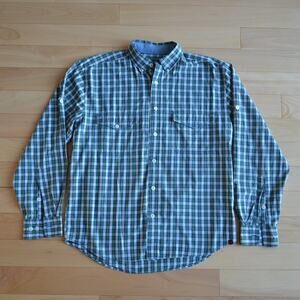 Woolrich Button Down Plaid Shirt Size M